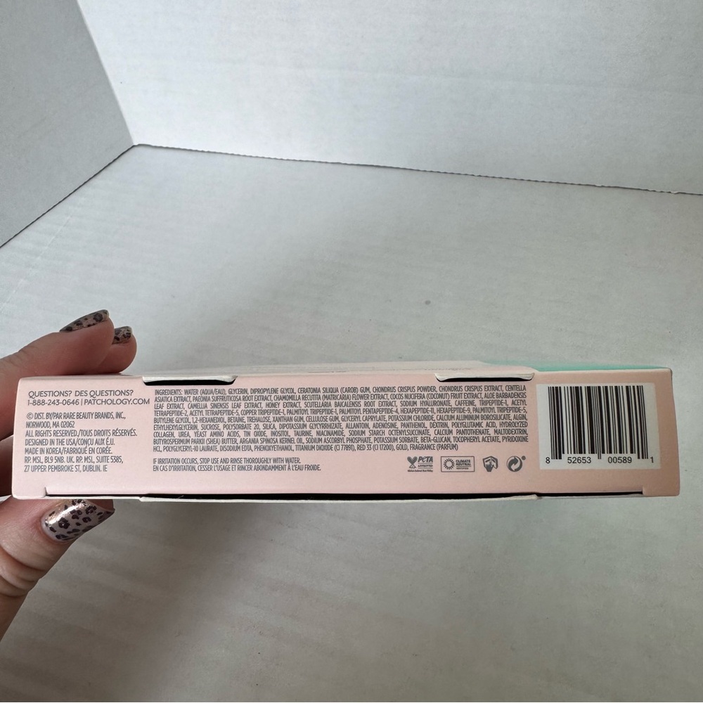 NWT Patchology Hydrating Lip Gels 5 Pack Mask Peptides Green Tea Niacinamide - Picture 7 of 10